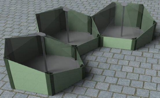 Hexagonal Raised Beds